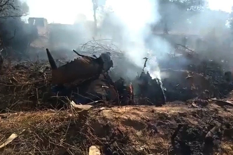 Chartered plane crashes in Rajasthan's Bharatpur