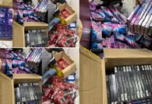 4 lakh cigarettes seized at Mumbai airport