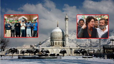 After Kheer Bhawani, Rahul & Priyanka visit Hazratbal shrine in Srinagar