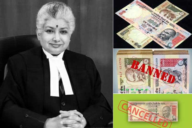 'Unlawful, vitiated', Justice Nagarathna on demonetisation of Rs 500 & Rs 1,000 currency notes