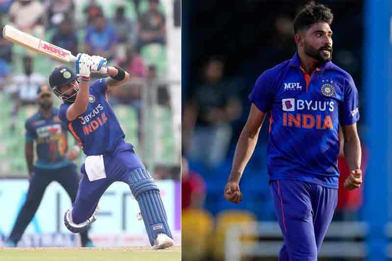 Kohli jumps to fourth, Siraj takes massive leap in latest ODI rankings