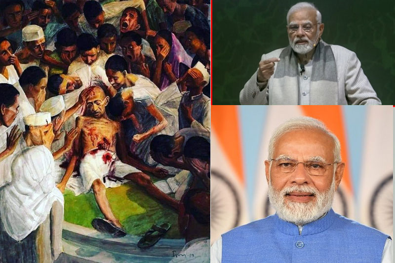 PM pays homage to Mahatma Gandhi on death anniversary