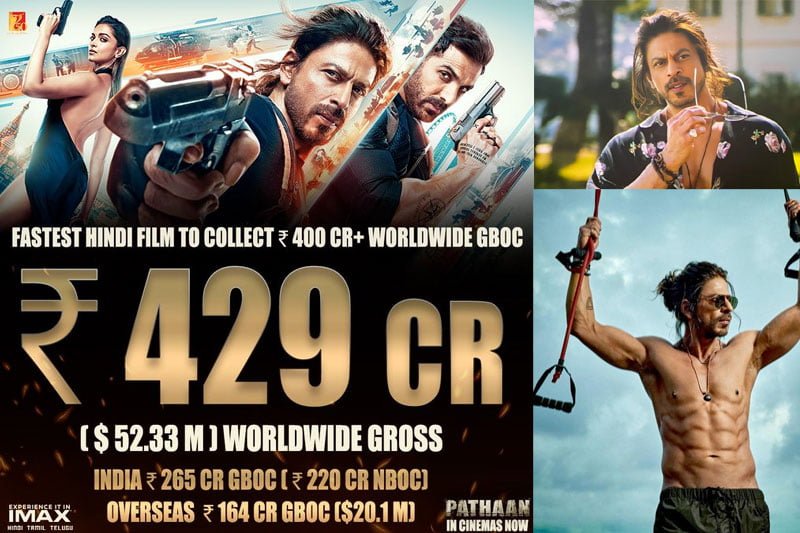 'Pathaan' is unstoppable, collects Rs 429 crore worldwide in 4 days