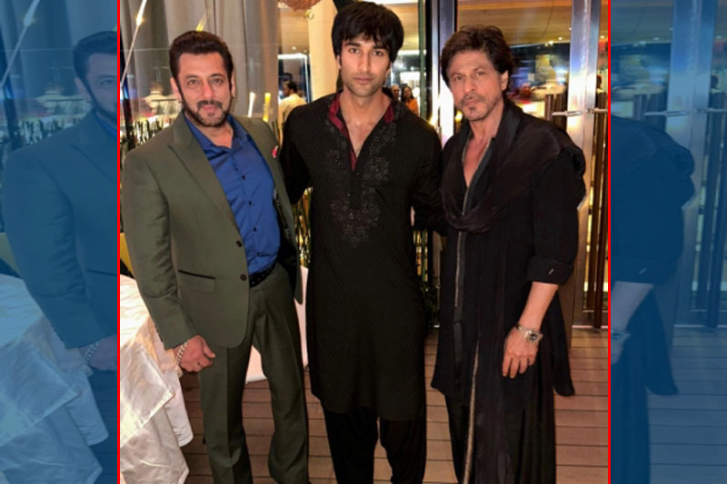 'Pathaan' SRK poses with 'Tiger' Salman, Meezaan Jafri shares picture