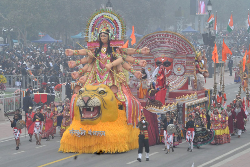 Colourful tableau of Culture Ministry at R-Day brings out theme of 'Nari Shakti'