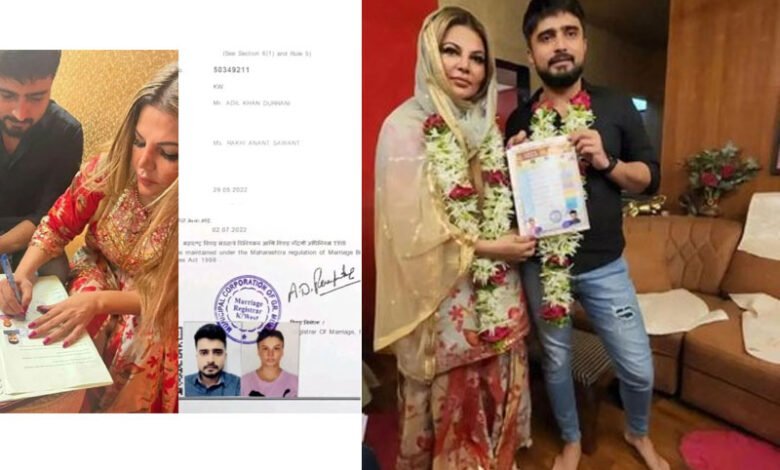 Rakhi Sawant, Adil Khan's 'court wedding' Pics gone viral