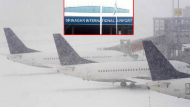 Flights suspended at Srinagar airport due to fresh snowfall