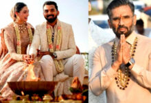 Suniel Shetty pens heartfelt note for Athiya Shetty, KL Rahul after their wedding