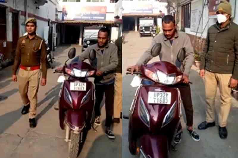 Youth detained for romancing on two-wheeler in Lucknow