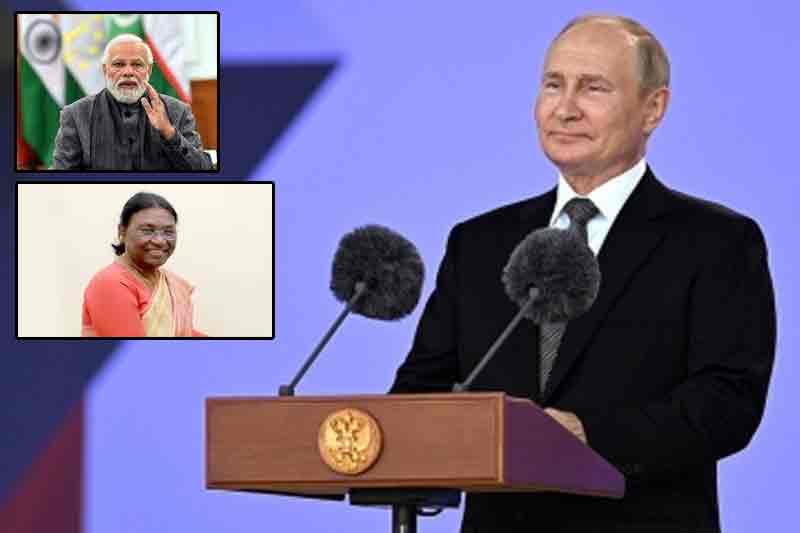 Putin wishes Murmu, Modi on R-Day, hails India's contributions