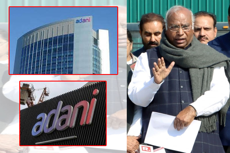 Oppn parties led by Cong seek JPC probe into Adani group issue