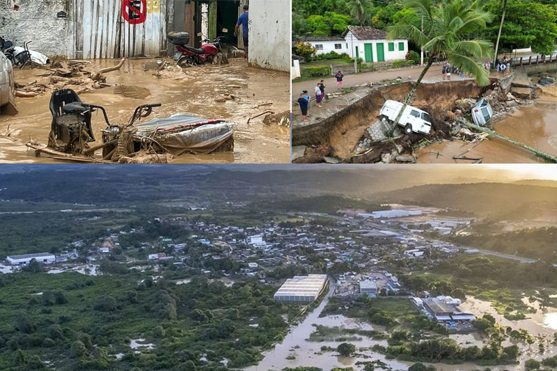 19 killed in Brazil floods, landslides