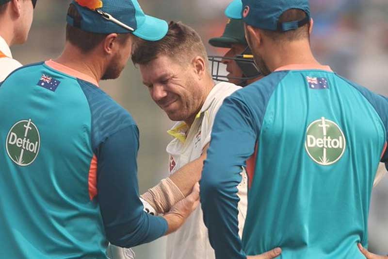 Border-Gavaskar Trophy: Warner doubtful for entire series with fractured elbow