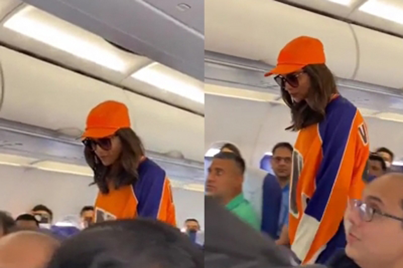 Video of Deepika Padukone flying in economy class goes viral