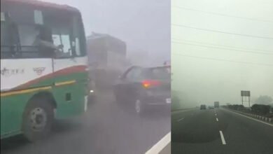 20 vehicles collide on Lucknow-Delhi highway due to fog