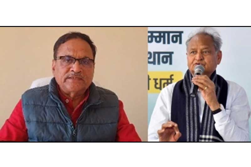 CM Gehlot accepts Raj Cong Chief Whip Mahesh Joshi's resignation