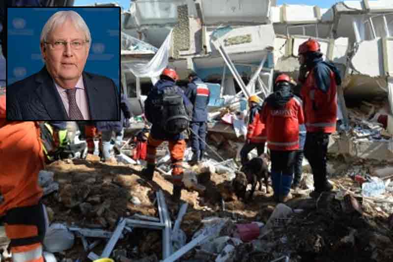 UN humanitarian chief to visit Turkey, Syria