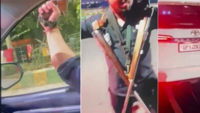 Men dance with rifles while drinking on Ghaziabad elevated road; videos viral