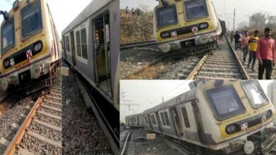 Three bogies of Mumbai local train derail, no casualties