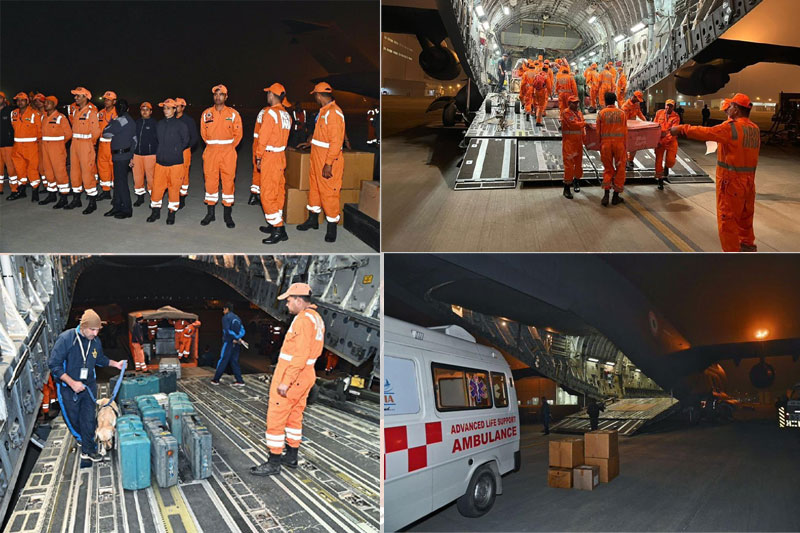 India sends NDRF team, humanitarian aid to quake-ht Turkey