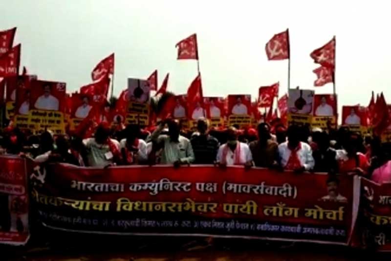 Nashik farmer dies during 'long march' halt in Maha's Thane