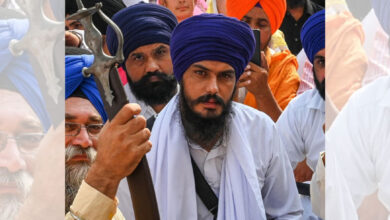 Radical Amritpal Singh held in Punjab after high-speed chase, internet services suspended