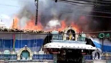Fire breaks out during Ram Navami celebrations in Andhra temple