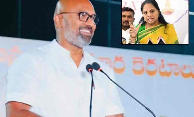 Kavitha's protest on women's Bill attempt to divert attention: BJP MP