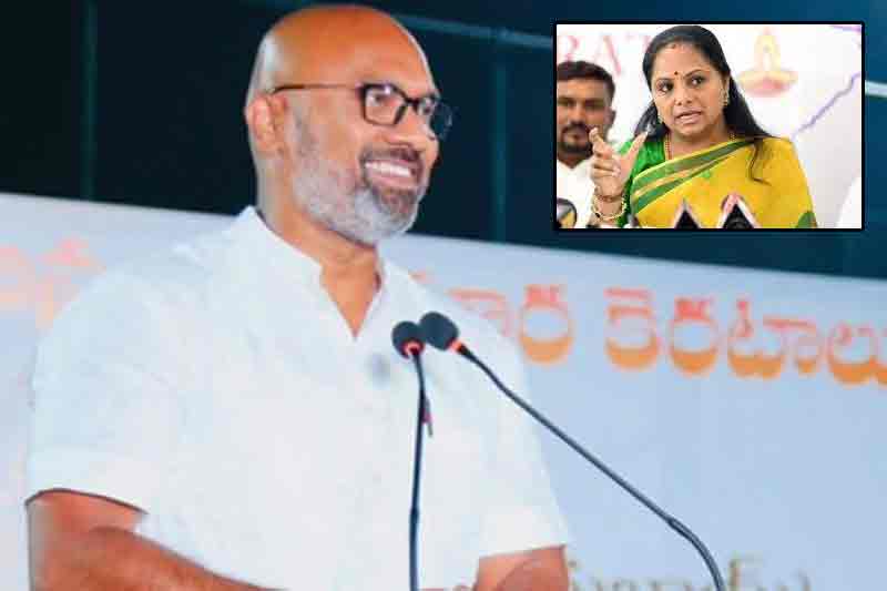 Kavitha's protest on women's Bill attempt to divert attention: BJP MP