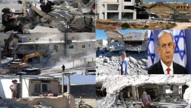 Israel demolished 953 Palestinian homes in West Bank.