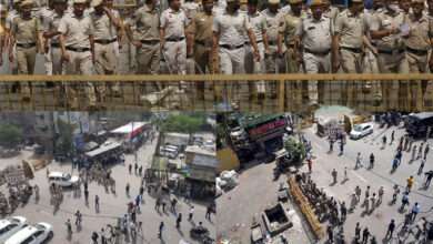 Heavy police deployment in Delhi's Jahangirpuri after permission for yatra denied