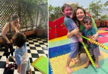 Kareena celebrates Holi with Taimur, Jehangir but misses Saif