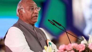 This is to divert attention from Adani issue: Kharge on police reaching Rahul's house