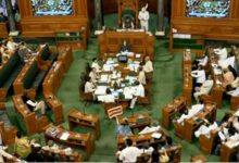 LS adjourned for the day amid protests by treasury benches over Rahul's remarks