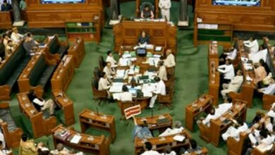 LS adjourned for the day amid protests by treasury benches over Rahul's remarks