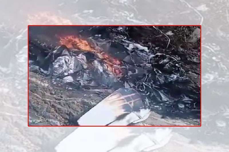 Plane crashes in MP