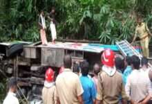 Bus returning from Sabarimala with 62 pilgrims overturns, all rescued