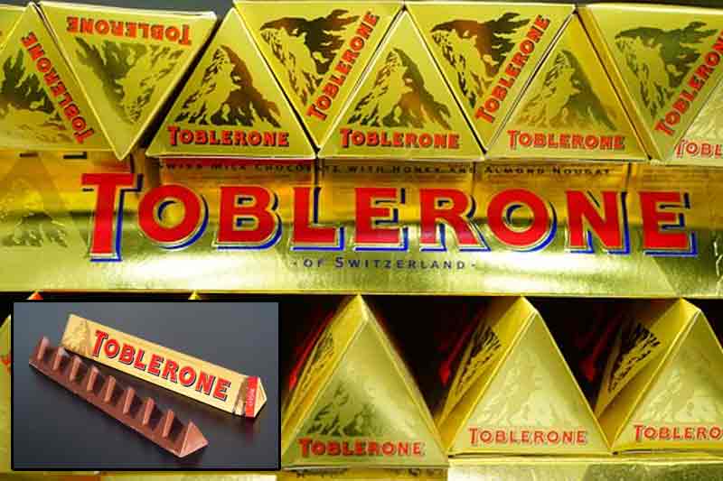 Iconic chocolate Toblerone to change packing design under new Swiss laws