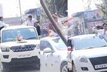 Groom, 'baraatis' perform stunts on car, video goes viral