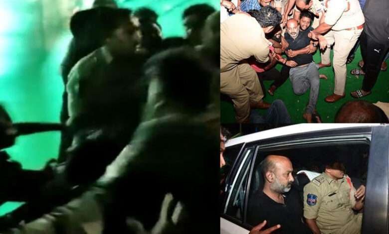 Telangana BJP chief arrested amid midnight drama: