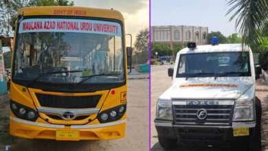 MANUU purchases new Bus and Ambulance