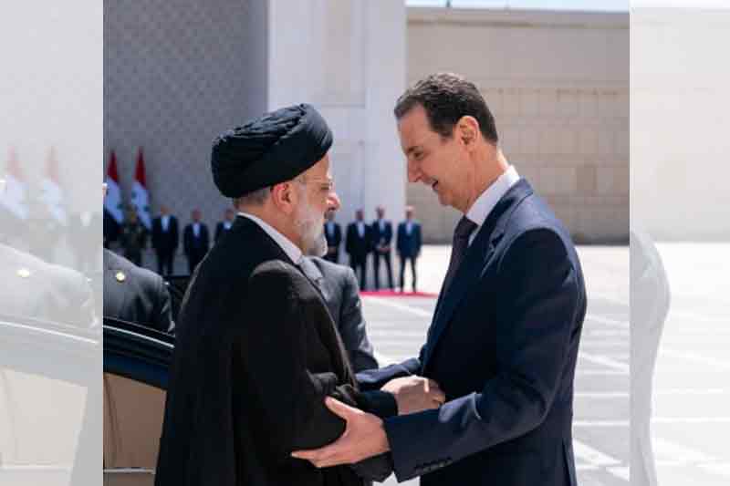 Iranian President in Syria on landmark visit