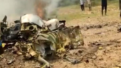 IAF trainer aircraft crashes in K'taka, pilots eject safely.