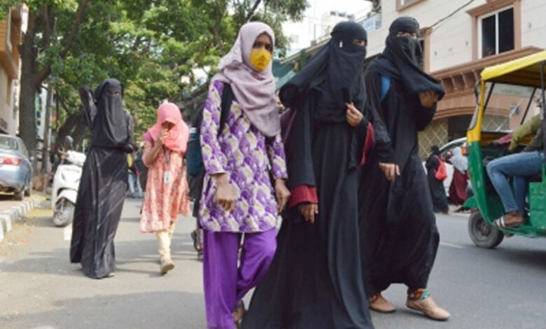 Hyderabad college denies entry to burqa-clad students.