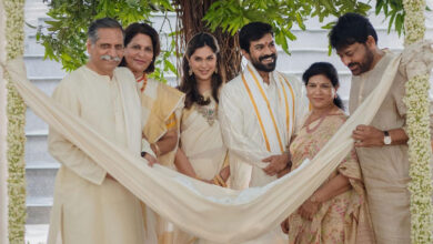 Chiranjeevi announces name of granddaughter in a grand ceremony: Klin Kaara Konidela