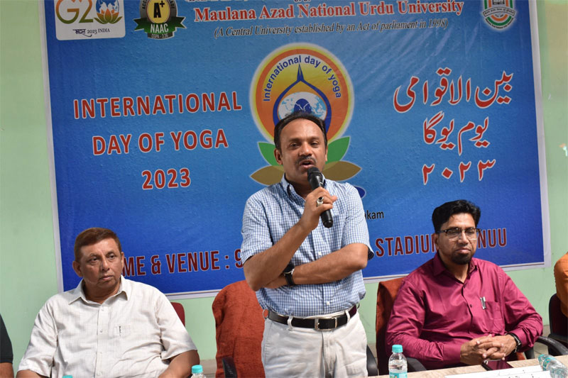 MANUU YOGA 1 1 MANUU Observes International Day of Yoga