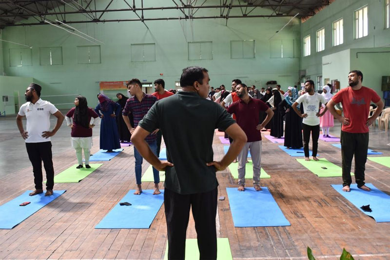 MANUU YOGA 2 1 MANUU Observes International Day of Yoga