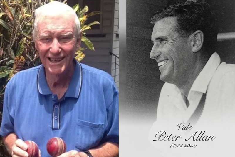 Former Australia and Queensland fast bowler Peter Allan passes away at 87