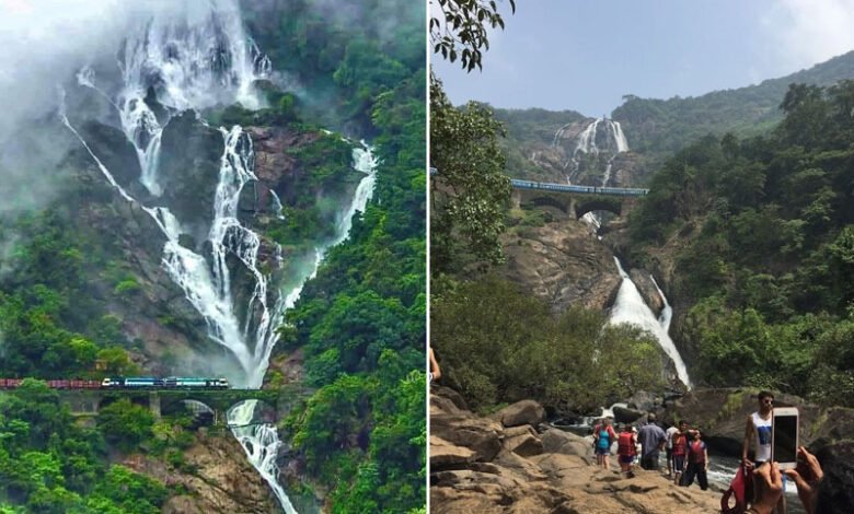 Entry to Goa's Dudhsagar waterfall banned