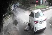 Gurugram: Elderly woman hit by speeding car during walk, critical